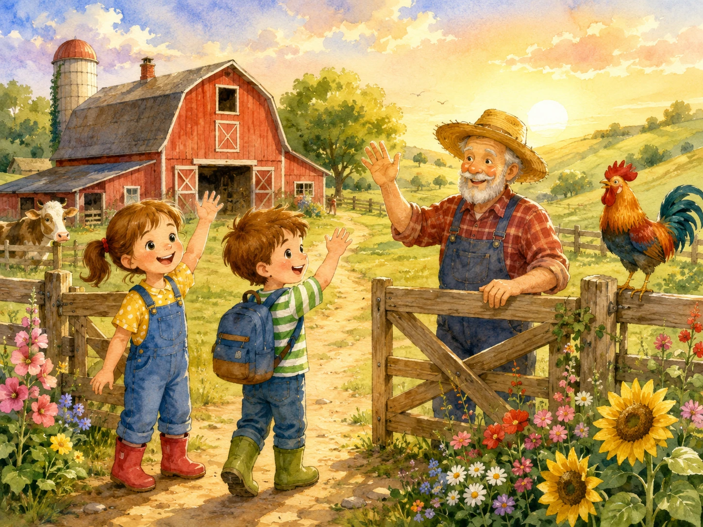 Cover von Emmy und Noah auf dem Bauernhof